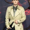 Noah Schnapp UK Special Screening Stranger Things Trench Coat