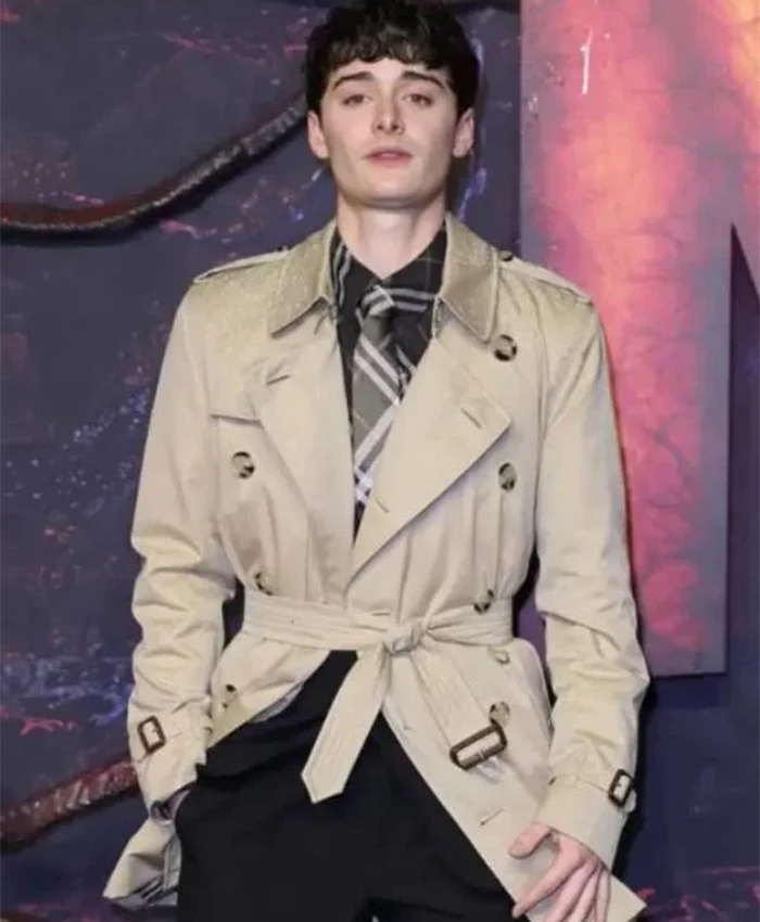 Noah Schnapp UK Special Screening Stranger Things Trench Coat For Sale