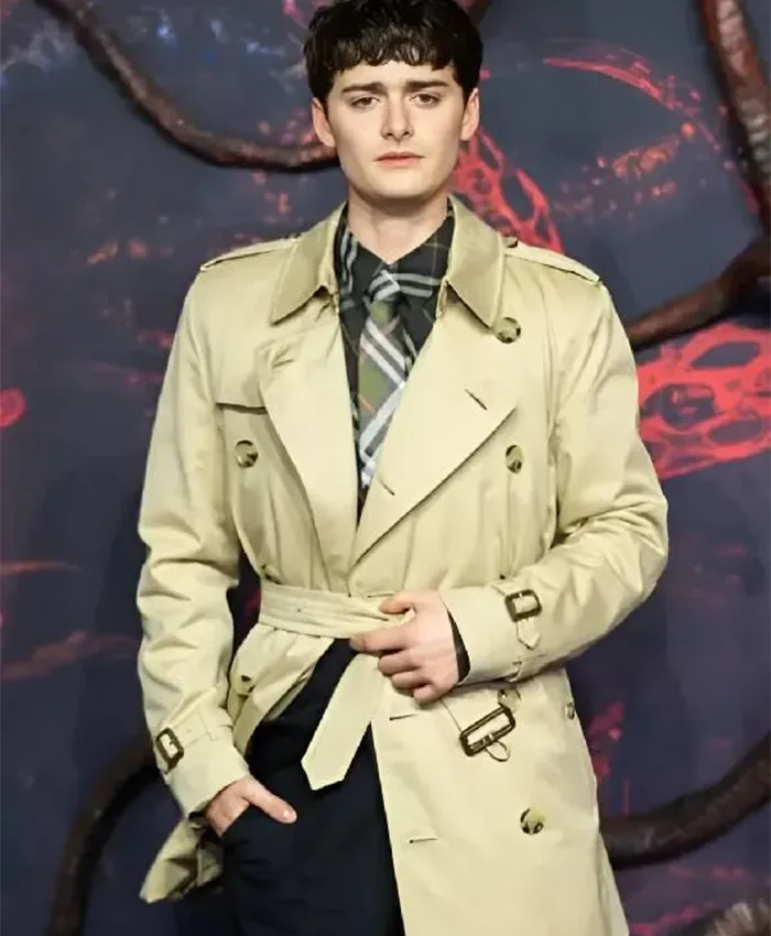 Noah Schnapp UK Special Screening Stranger Things Trench Coat