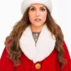 Noelle Kringle Red Christmas Costume Coat