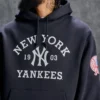 OVO x New Era x MLB New York Yankees Navy Hoodie For Sale