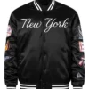 OVO x New Era x MLB Yankees Black Varsity Jacket