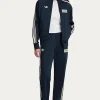 Oasis x Adidas 2025 White Stipped Tracksuit Blue