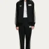 Oasis x Adidas 2025 White Stipped Tracksuit Maroon Back