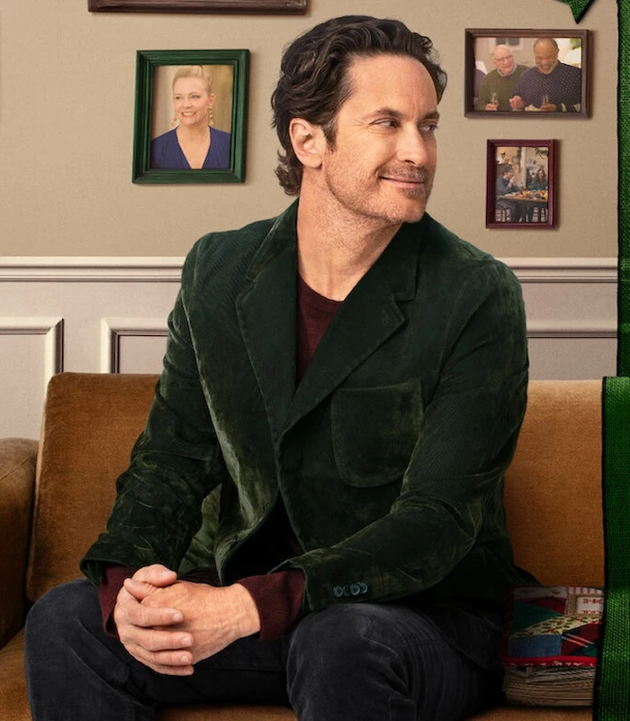 Oliver Hudson A Merry Little Ex-Mas Green Blazer