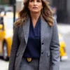 Olivia Benson Law and Order SVU S27 Grey Blazer Front