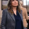 Olivia Benson Law and Order SVU S27 Grey Blazer Side