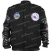 Philadelphia 76ers Black Out Team Varsity Jacket