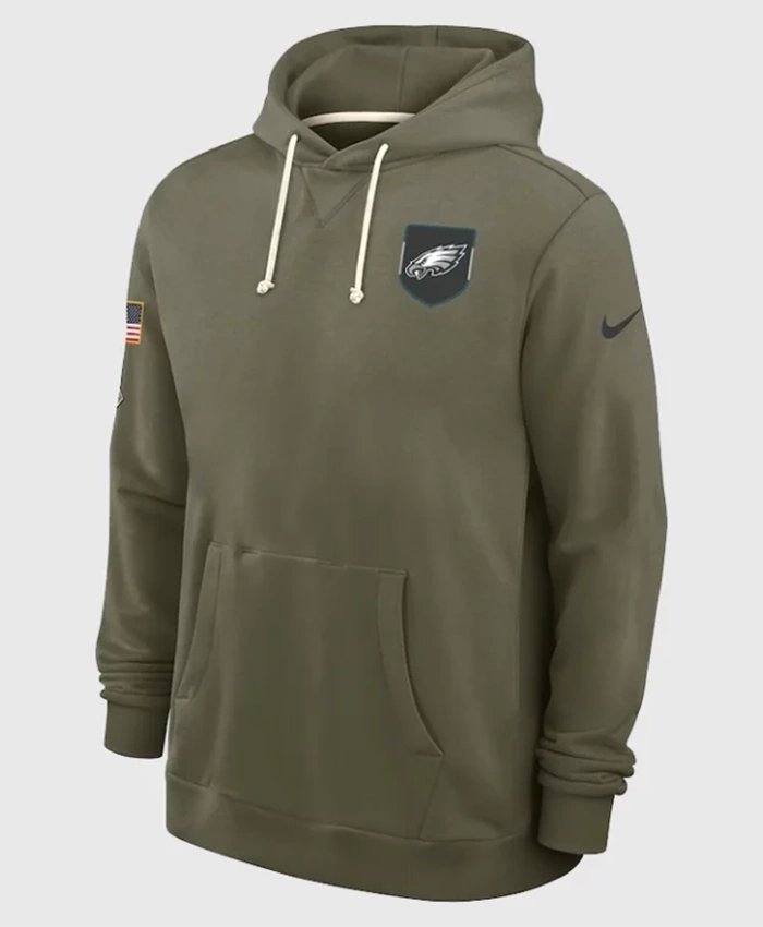 Philadelphia Eagles 2025 Salute to Service Pullover Hoodie