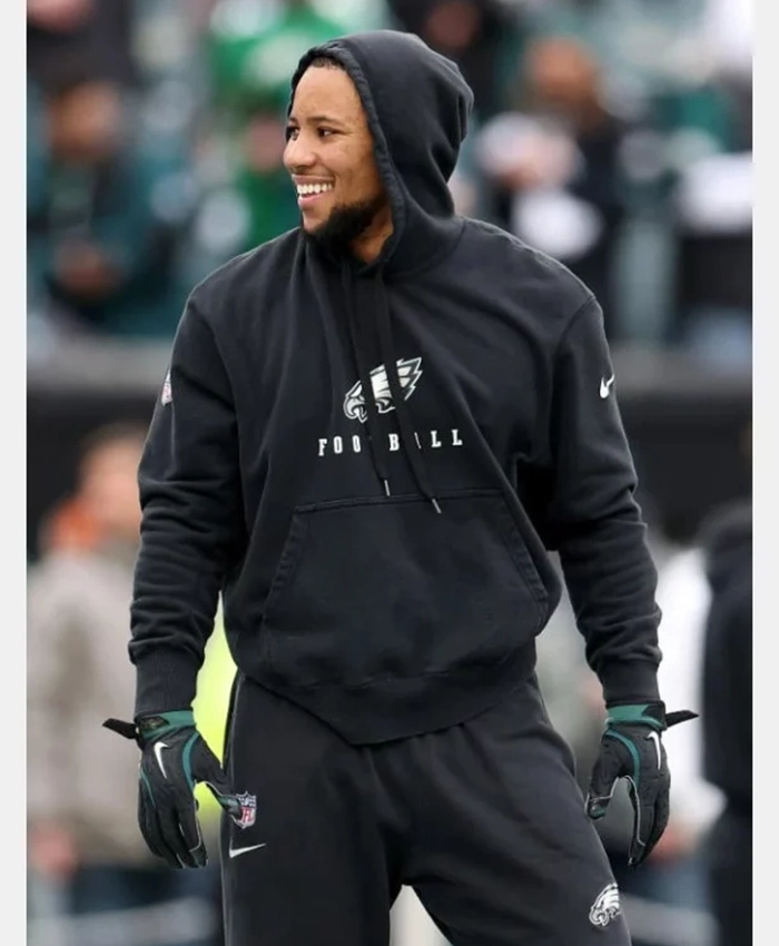 Philadelphia Eagles Black Pullover Hoodie