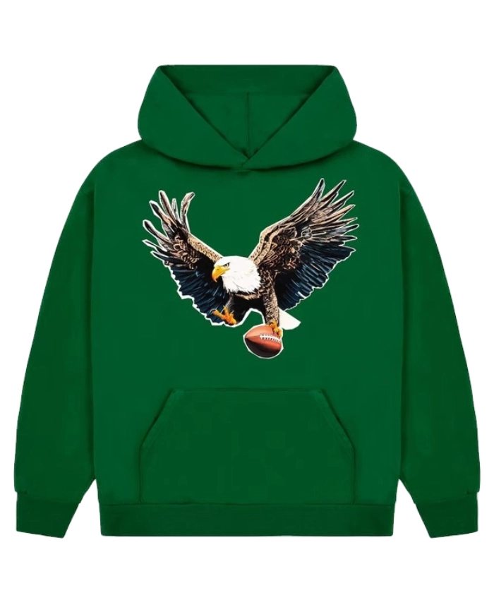 Philadelphia Eagles GOLF WANG Cutout Pullover Hoodie