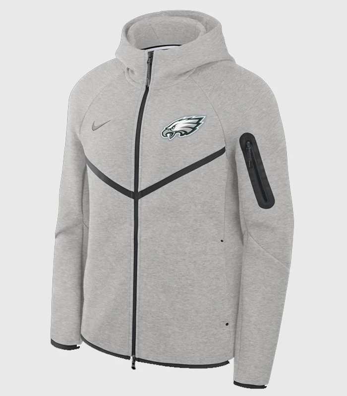 Philadelphia Eagles Grey Nike Tech Fleece Hoodie