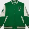 Philadelphia Eagles Kelly Green Vintage Varsity Jacket