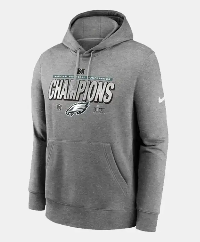 Philadelphia Eagles NFC Champions Grey Hoodie