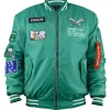 Philadelphia Eagles New Era x Alpha Bomber Jacket - Shop Now