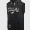 Philadelphia Eagles Sideline Black Sleeveless Hoodie