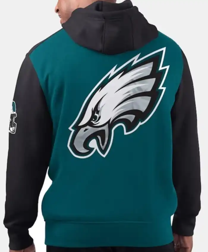 Philadelphia Eagles Starter Green Extreme Pullover Hoodie For Sale