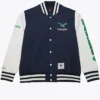 Philadelphia Eagles Washed Fleece Varsity Jacket