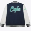 Philadelphia Eagles Washed Fleece Varsity Jacket For Sale