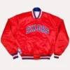 Philadelphia Sixers Starter Red Varsity Jacket