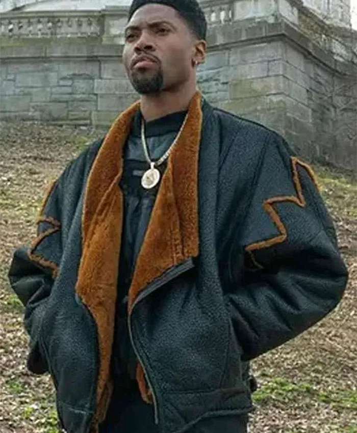 Power Book III London Shearling Jacket