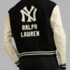 Ralph Lauren Yankees Wool-Blend Jacket Black & White