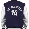 Ralph Lauren Yankees Wool-Blend Jacket Black and White