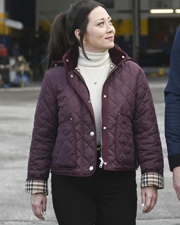 Reenie Greene Tracker S01 Purple Quilted Jacket