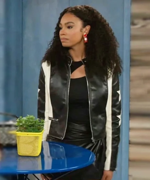 RhonniRose Mantilla Beyond the Gates Leather Jacket