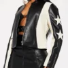 RhonniRose Mantilla Beyond the Gates Leather Jacket For Sale