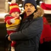 Rowan Atkinson Man VS Baby S01 Blue Parka Jacket For Sale