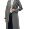 Ruth Calder Shetland S10 Grey Wool Coat For Sale