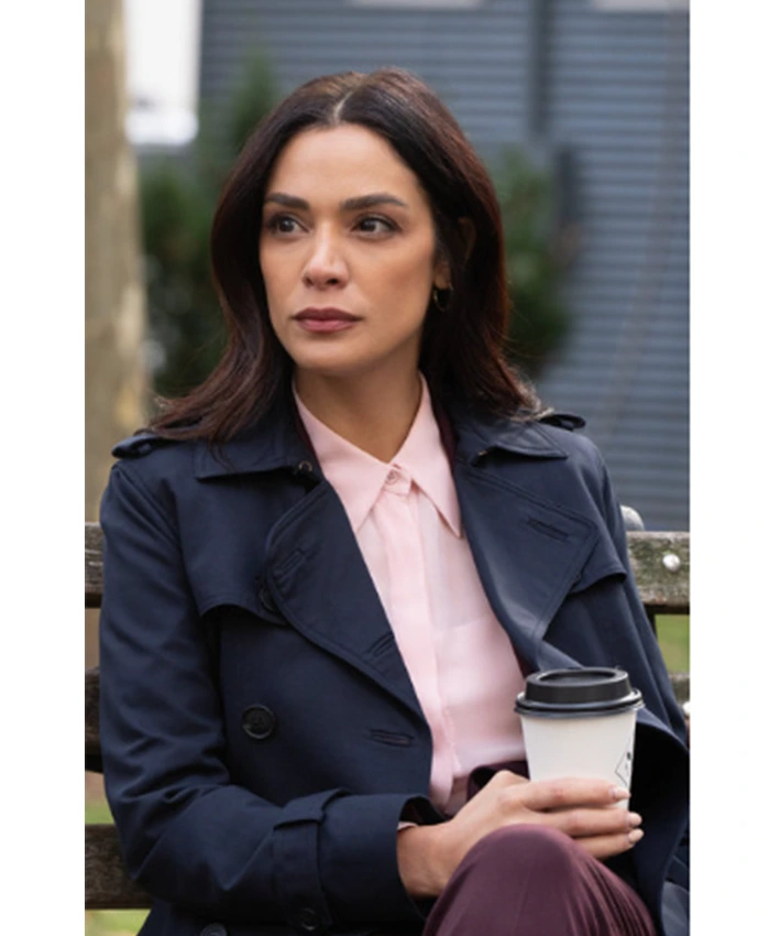 Samantha Maroun Law and Order S25 Trench Coat