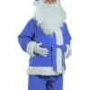 Santa Claus Blue Costume Coat