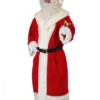 Santa Claus Christmas Costume Long Coat
