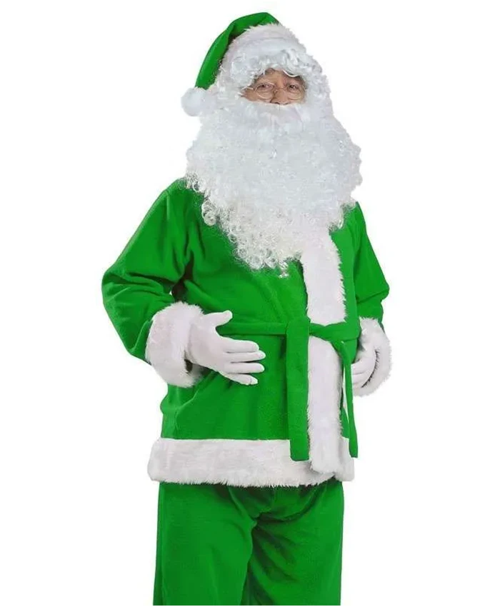 Santa Claus Green Costume Coat