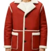 Santa Claus Red Christmas Shearling Jacket