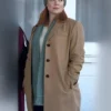 Sarah Snook All Her Fault S01 Brown Wool Coat