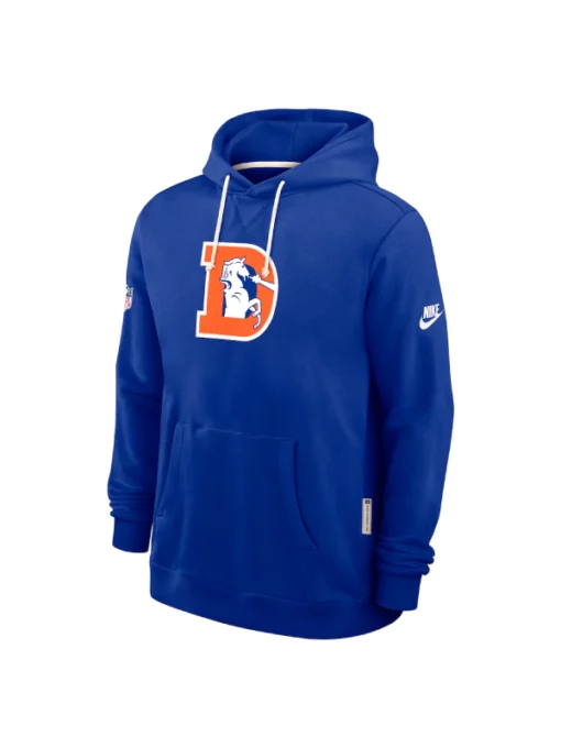 Sean Payton Nike Royal Denver Broncos Sideline Standard Issue Alt 2 Dri-FIT Hoodie