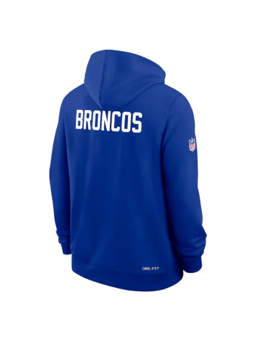 Sean Payton Nike Royal Denver Broncos Sideline Standard Issue Hoodie