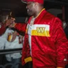 Shop 50 Cent Washington Commanders Satin Jacket