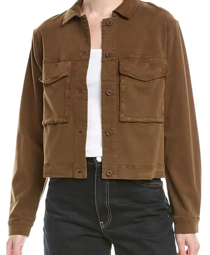 Shop Abby Elliott All Her Fault S01 Brown Jacket