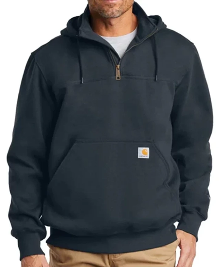 Shop Carhartt Paxton Heavyweight Black Hoodie