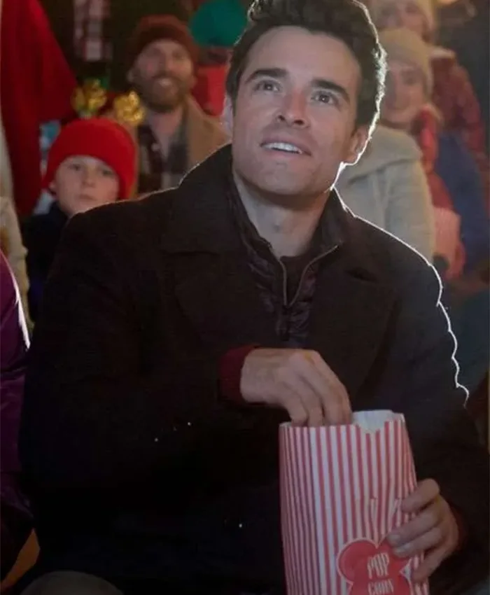 Shop Corey Cott The Snow Must Go On Brown Peacoat