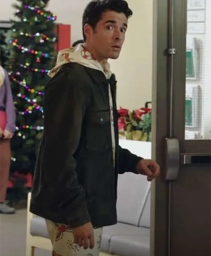 Shop Corey Cott The Snow Must Go On Green Suede Jacket