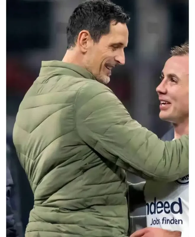 Shop Dino Toppmoller Europa League Green Quilted Jacket