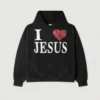 Shop Jalen Wilson I Love Jesus Black Hoodie for Men and Women