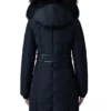 Shop Jameela Jamil A Merry Little Ex-Mas Black Fur-Trim Coat