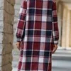Shop Jessica All is Merry and Bright Wool Plaid Coat