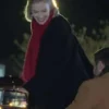 Shop Kabby Borders Christmas in Mistletoe Black Wool Coat